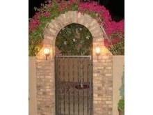 Exterior lighting installation.
